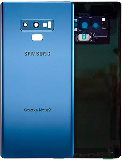 Заден Капак Стъкло Обектив Камера Samsung Galaxy Note 9 Сервизен Комплект Океанско Синьо