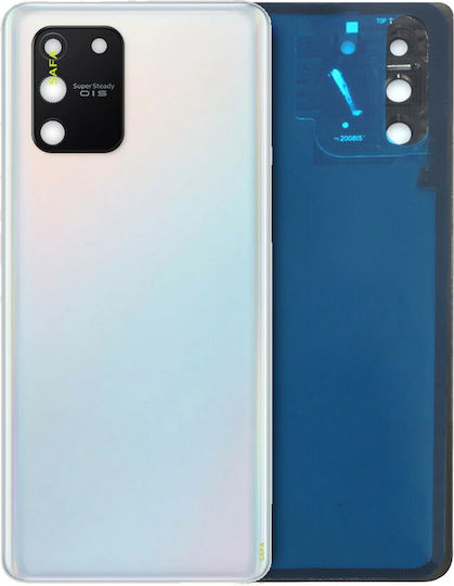 Back Cover Glass Camera Lens Samsung Galaxy S10 Lite Service Pack Prism White
