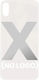 Back Cover Glass Iphone X No Logo Silver