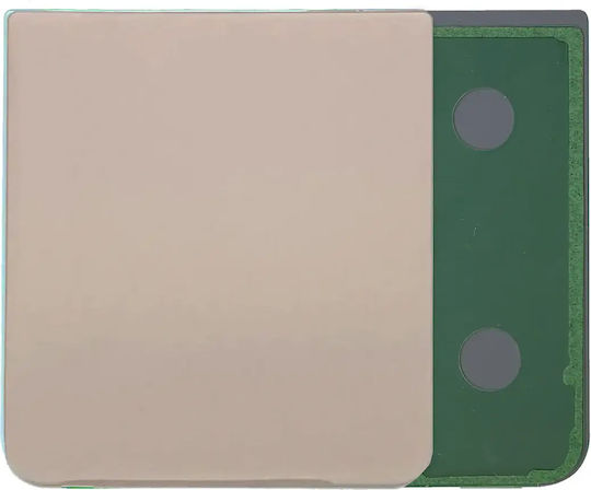 Bottom Back Cover Glass Samsung Galaxy Z Flip 4 Service Pack Rose Gold