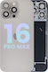 Back Glass W Magsafe Magnet & Nfc & Flashlight Flex Iphone 16 Pro Max Service Pack Natural Titanium