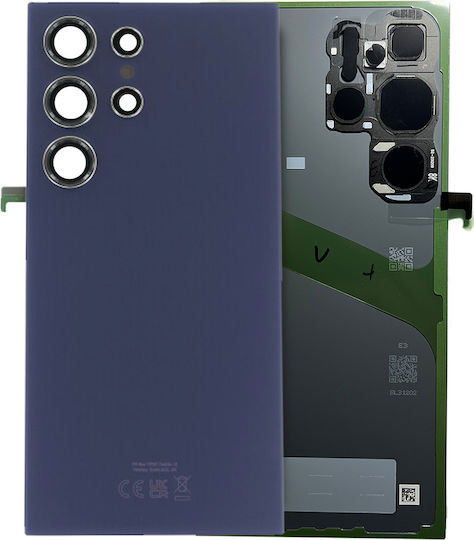 Back Cover Glass Camera Lens Samsung Galaxy S24 Ultra Service Pack Titanium Violet
