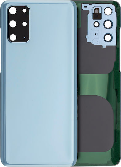 Back Cover Glass Camera Lens Samsung Galaxy S20 Plus 5g No Logo Aftermarket Plus Cloud Blue