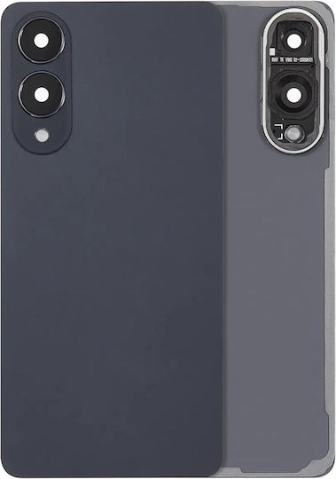 Back Cover Glass Camera Lens Samsung Galaxy S25 Edge No Logo Aftermarket Plus Titanium Jetblack