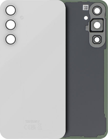 Rückseitiges Glas Kameralinse Samsung Galaxy S23 Fe Service Pack Creme