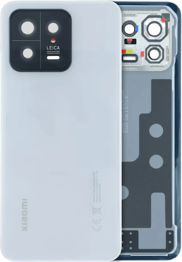 Sticlă Spate Xiaomi 13 Service Pack Albă