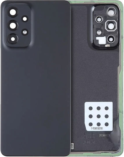 Back Cover Glas Kameraobjektiv Samsung Galaxy A33 5G A336 2022 Service Pack Schwarz
