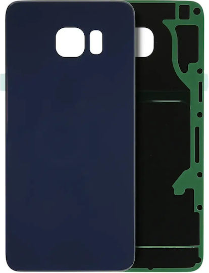 Back Cover Glass Samsung Galaxy S6 Edge Plus No Logo Aftermarket Plus Black Sapphire