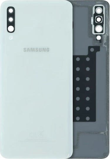 Back Cover Camera Lens Samsung Galaxy A70 A705 Service Pack White