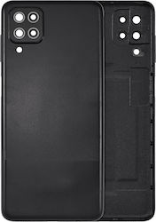 Back Cover Glass Camera Lens Samsung Galaxy A12 A125 2020 Aftermarket Plus Black