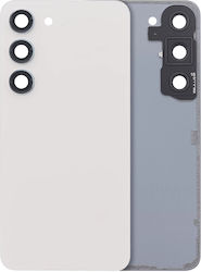 Geam Spate Lentilă Cameră Samsung Galaxy S23 5G Fără Logo Aftermarket Plus Crem Geam Spate Lentilă Cameră Samsung Galaxy S23 5G Fără Logo Aftermarket Plus Crem
