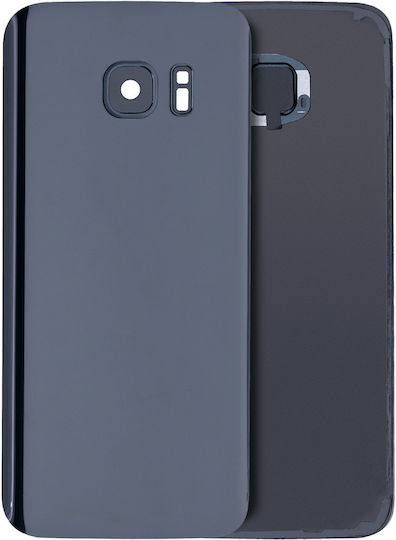 Rückseitiges Glas Kameralinse Samsung Galaxy S7 Service Pack Schwarz Onyx