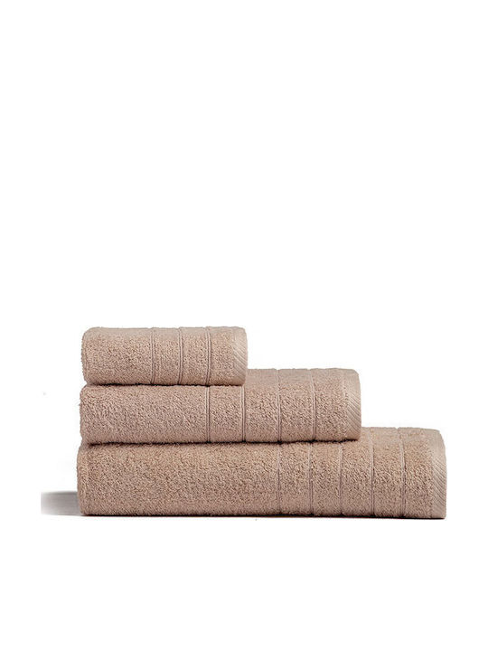 Melinen Πετσέτα Χεριών Fresca 30x50εκ. Mocca Βά...