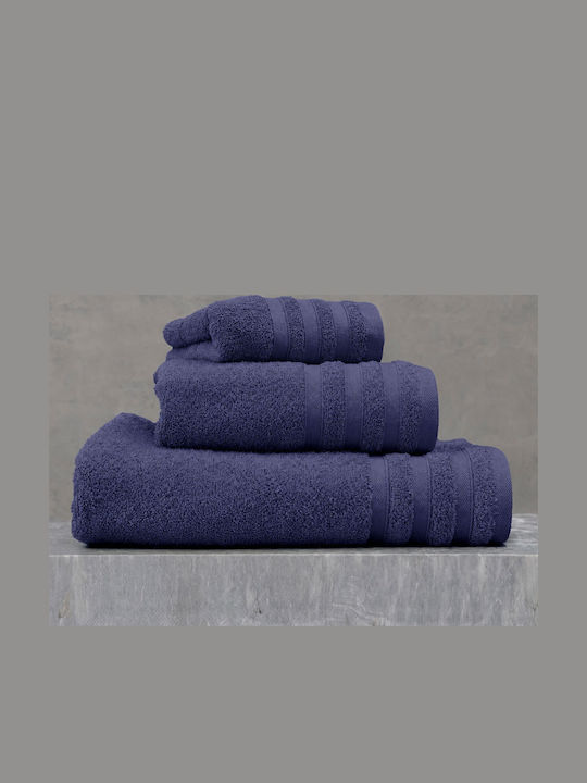 Rythmos Set of Bath Towels 3 pcs Lagoon Dark Bl...