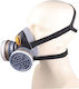 Delta Plus M6400 Spray Kit Sicherheitsmaske Halbes Gesicht