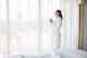 Irios Hotelbademäntel 100% Baumwolle 450gsm Weiß L-xl