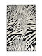 Conceptum Hypnose Zebra Living Room Rug Rectangular Black-White 100x300cm
