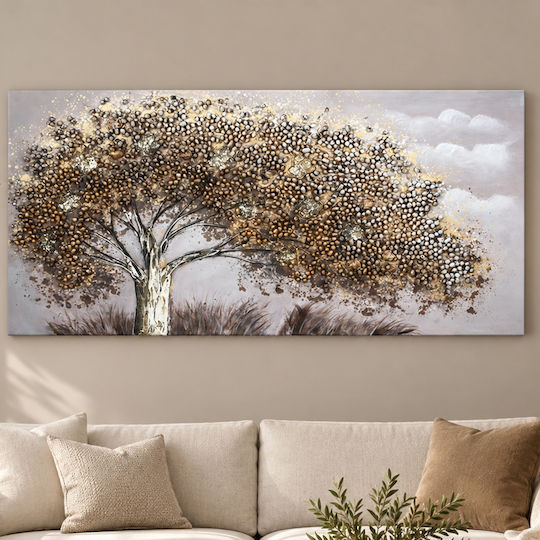 Wall Canvas Painting Handmade Oil Painting 120x60 Embossed Keskor 82593