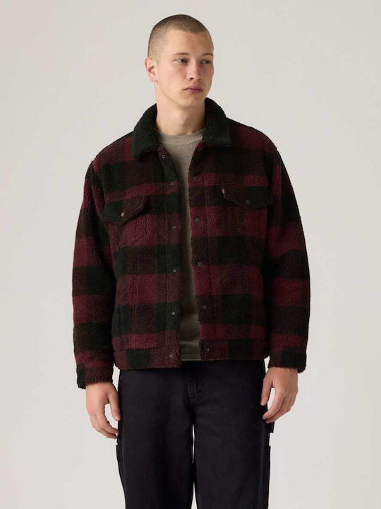 Sherpa Trucker Herren Jacken Plaid