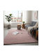 SpitiBazaar Covor Antiderapant Rectangular Din Blană Roz 160x230cm