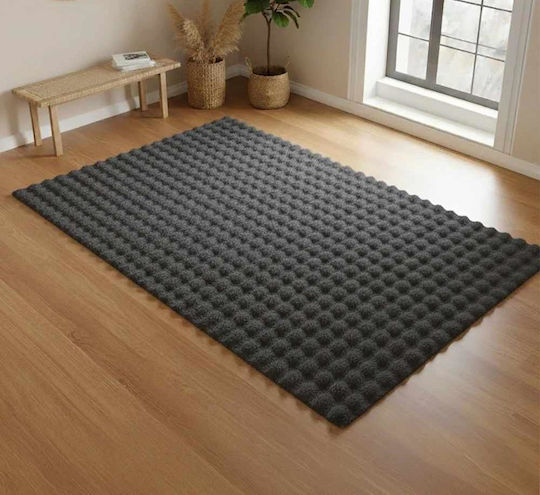 Linea Home 150x190cm Rutschfester Pelziger Wohnzimmer Teppich Dunkelgrau Linea Home 150x190cm Rutschfester Pelziger Wohnzimmer Teppich Dunkelgrau
