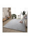 SpitiBazaar Non-Slip Rug Rectangular Furry Light Grey 120x180cm