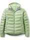 Women's Puffer Jacket for Winter Dark Fig Green