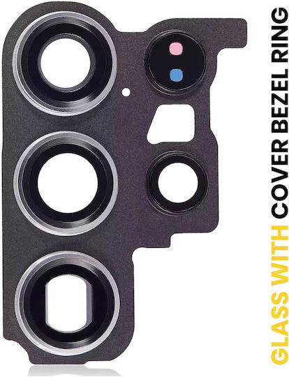 Back Camera Lens Cover Bezel Ring Samsung Galaxy S23 Ultra 5G Schwarz