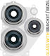 Back Camera Lens Bracket Bezel Xiaomi Redmi 12 4g Polar Silver