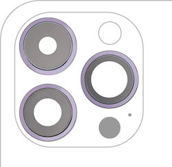 Задна камера леща скоба и рамка iPhone 14 Pro 14 Pro Max комплект от 3 части aftermarket plus тъмно лилав