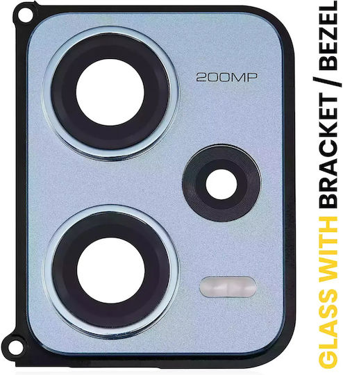 Back Camera Lens Bracket Bezel Xiaomi Redmi Note 12 Pro Plus Iceberg Blue