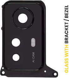 Back Kameraobjektiv Halter Rahmen Xiaomi Redmi Note 12s Onyx Schwarz Back Kameraobjektiv Halter Rahmen Xiaomi Redmi Note 12s Onyx Schwarz