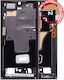 Mid-frame Housing Samsung Galaxy S23 Ultra 5g Us & International Version Phantom Black