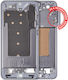 Mid-Frame Gehäuse Samsung Galaxy S25 Plus 5G Us & Internationale Version Silber Schatten