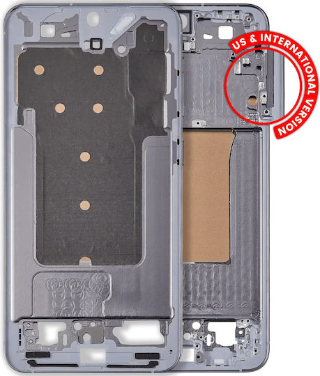 Mid-Frame Gehäuse Samsung Galaxy S25 Plus 5G Us & Internationale Version Silber Schatten