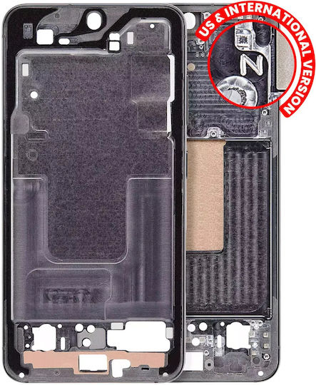Средна Рамка За Мобилен Телефон Samsung Galaxy S23 5G US & International Version Зелен