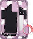 Mid-frame Housing Power Volume Button Iphone 16 Eu Global Version Aftermarket Plus Pink