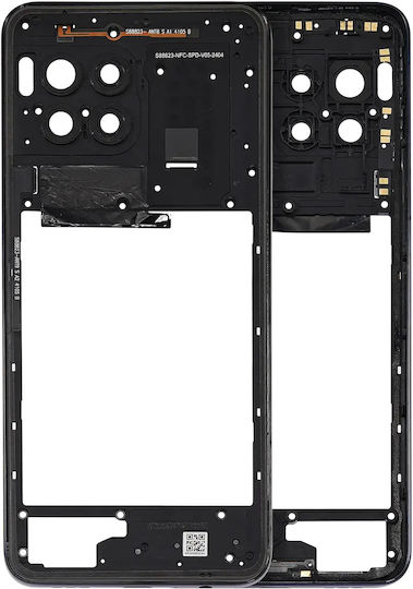 Mid-Frame Housing T-mobile Revvl 7 Pro Azurit Blau