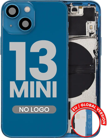 Back Housing W Small Parts Iphone 13 Mini Eu Global Version Aftermarket Plus Blue