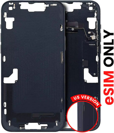Mid-frame Housing W Small Parts Iphone 14 Plus Us Version Aftermarket Plus Midnight