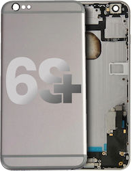 Back Housing W Small Parts Iphone 6s No Logo Aftermarket Plus Silver Back Housing W Small Parts Iphone 6s No Logo Aftermarket Plus Silver