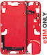 Mid-frame Housing W Small Parts Iphone 14 Us Version Aftermarket Plus Red
