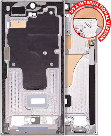 Mid-frame Housing Samsung Galaxy S23 Ultra 5g Us & International Version Sky Blue Lime