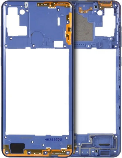 Mid-frame Housing Samsung Galaxy A21s A217 2020 Blue