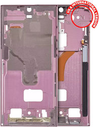 Mid-frame Housing Samsung Galaxy S22 Ultra 5g Us & International Version Burgundy