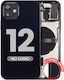 Back Housing W Small Parts Iphone 12 Eu Global Version Aftermarket Plus Black