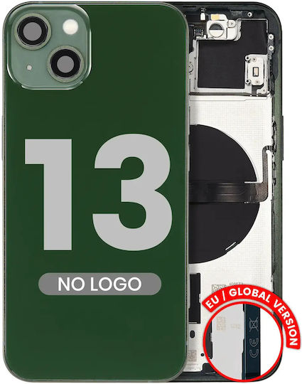 Back Housing W Small Parts Iphone 13 Eu Global Version Aftermarket Plus Green