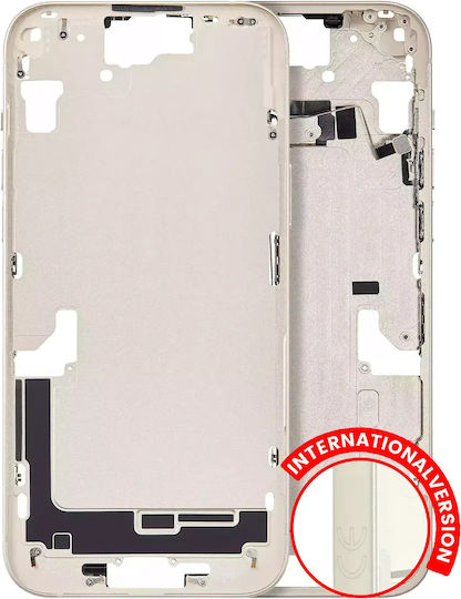 Mid-frame Housing W Small Parts Iphone 15 Plus Eu Global Version Aftermarket Plus Yellow
