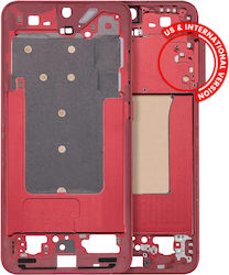 Mid-frame Housing Samsung Galaxy S25 Plus 5g Us & International Version Coral Red