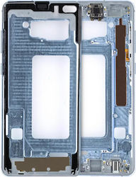 Mid-frame Housing Samsung Galaxy S10 Plus Small Parts Prism Blue